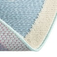 thumbnail image 6 of Rugs.com Aruba Outdoor Collection Rug – 5 Ft Round Blue Low-Pile Rug Perfect For Any Outdoor Space, Kitchens, Dining Rooms, 6 of 8