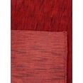 thumbnail image 5 of Rugsotic Carpets Hand Knotted Wool Area Rug 9'x12' Red Contemporary Rectangle Indoor Rug for Living Room, Bedroom Antimicrobial L00102, 5 of 5