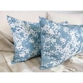 thumbnail image 2 of Aiking Set of 2 Printed 14 x 26 inch Decorative Throw Pillow Covers, Blooms Aqua, 2 of 5
