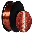 thumbnail image 2 of GEEETECH 3D Printer PLA Filament， Shiny Silk Copper Toughness Enhanced Filament with 1.75mm Dimensional Accuracy +/-0.03mm, 1080 Feet per Roll, Vacuum Packaging, for Most 3D FDM Printer, 2 of 8