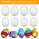thumbnail image 2 of WORGEOUS 40 huevos de espuma, huevos de Pascua de espuma, huevos en blanco, huevos de espuma para manualidades de Halloween, adorno de huevo de Pascua sin terminar, 2 of 7
