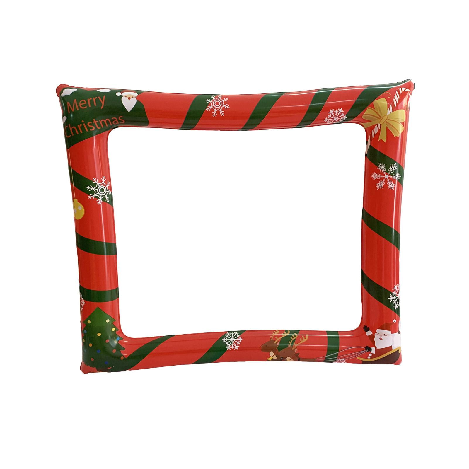 Christmas Photo Booth Frame Blow Up Inflatable Selfie Frame