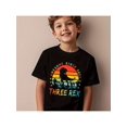thumbnail image 1 of Three Rex 3rd Birthday Shirt Third Dinosaur 3 Year old T-Shirt kid T shirt, 180g, 1 of 6