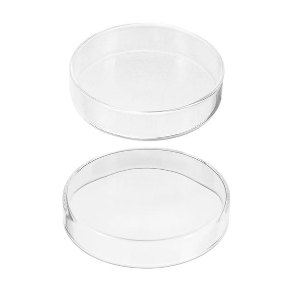 ELAYARD 1Set Thickened Glass Petri Dishes with Lids for Laboratory Cultures
