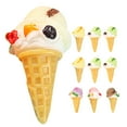 thumbnail image 1 of 12 Uds. Mini modelo de helado Artificial, pequeños encantos de helado realistas para accesorios de fotos Diy, 1 of 5