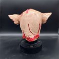 thumbnail image 4 of Máscaras de miedo para Halloween, disfraces de fiesta, máscara de cabeza de cerdo de terror, accesorios para disfraz de cosplay de animales, máscara de látex, 4 of 5