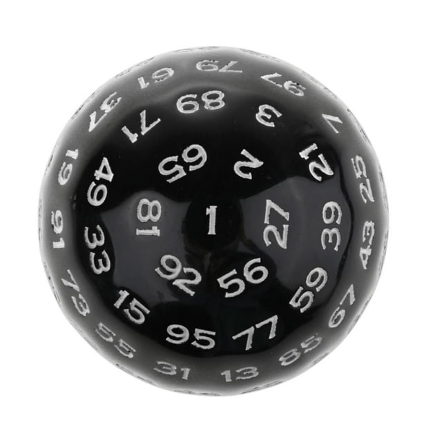 KLKCMS Loviver dés en Acrylique Multi-Faces pour Table, Plateau, Jeu de Rôle, Bar, Club Blanc-1