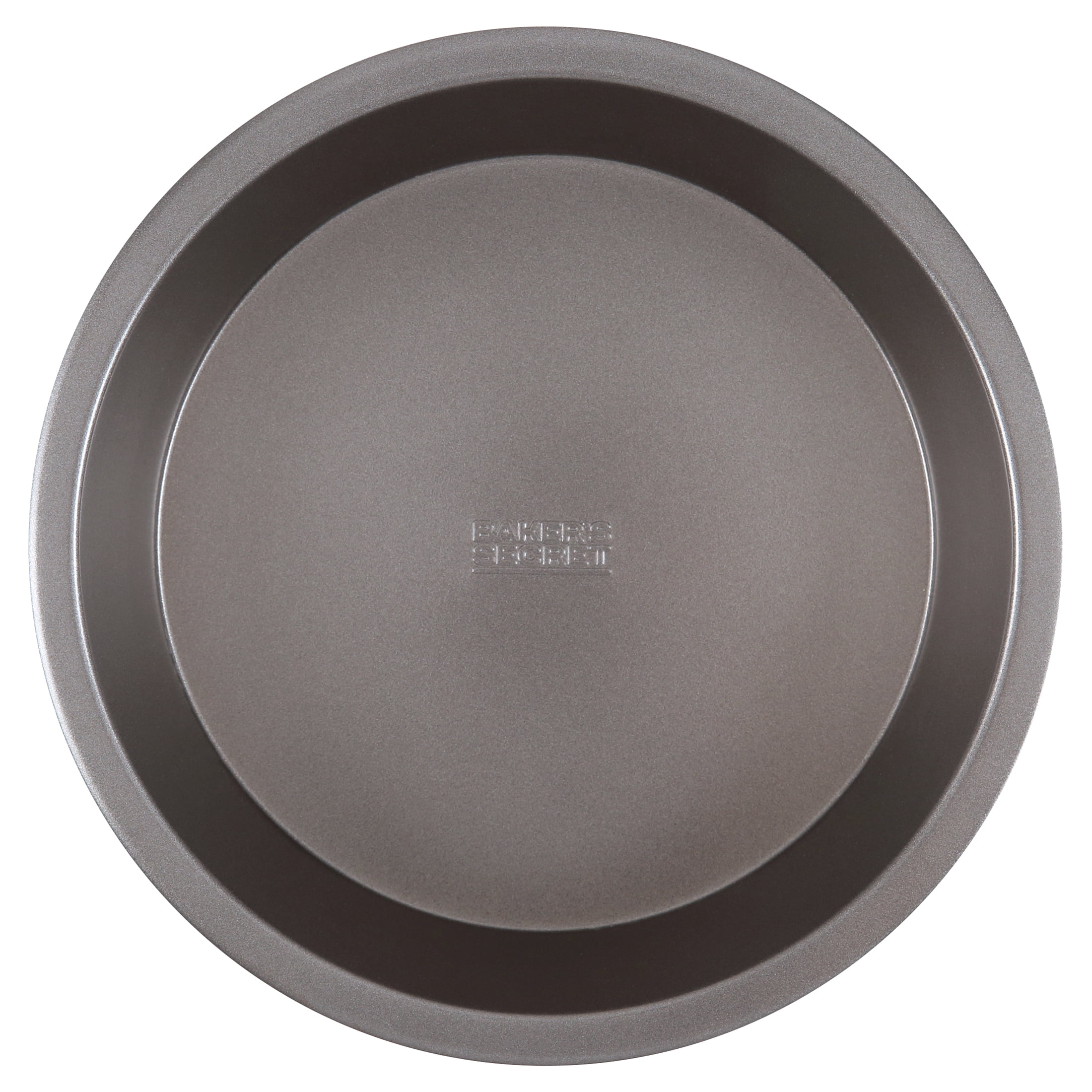 Baker's Secret 8.5" Round Nonstick Carbon Steel Cake Pan, Gray