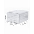 thumbnail image 3 of Organizador Xtellar Multiusos Para Hogar 2 Cajones Almacenamiento Color Transparente, 3 of 5