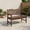 brown, variant on Weather-Resistant Poly Lumber Patio Loveseat, 2-Person Outdoor Bench with Slatted Design, Ideal for Garden, Porch, Yard, Park, Backyard Seating,Blue