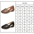 thumbnail image 4 of Zapatos de señora Cuñas Sandalias ahuecadas Zapatos cómodos informales sin cordones, 4 of 4