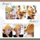 thumbnail image 4 of Myhomebody Toalla Para El Cabello Turbante De Secado Rápido De Lujo Fibra De Carbón Absorbente Ultra Suave Y De Secado Rápido Con Botón De Cáscara De Coco - Mango, 4 of 5