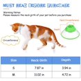 thumbnail image 2 of 2 Pieces Pet Plastic Clear Cone Cats Recovery Cone Collar Adjustable Dog E-Collar Comfy Pet Protective Collar with Dots and Soft Edge Anti-Bite Anti-Lick for Pets Cats Dogs, 2 of 7