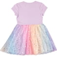 thumbnail image 2 of Powerpuff Girls Dress with Tulle Skirt- Powerpuff Tutu Dress - Sizes XS-XL 4-16 Lilac, 2 of 5