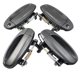 thumbnail image 1 of Juego de 4 manijas exteriores PARA puerta DELANTERA y TRASERA Aveo Aveo5 2004-2011 G3 09-10 negro shaofei, 1 of 5