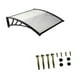 thumbnail image 3 of Toldo para puerta, marquesina para puerta, piezas modernas, accesorios prácticos fáciles de usar, toldo para ventana para porche, puerta exterior Largo por pared 80cm, 3 of 8