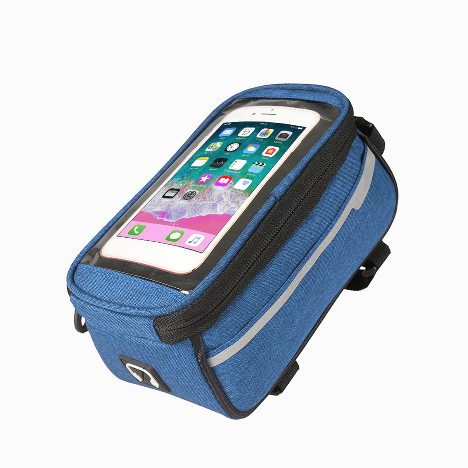 Cherryhome Bike Phone Front Frame Bag Bicycle Bag Waterproof Bike Phone Mount Top Tube Bag Bike