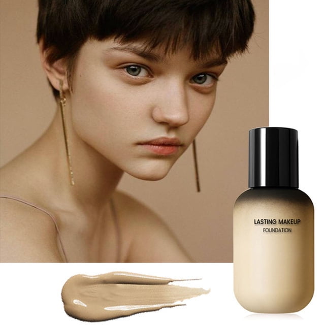SIfdSeng 40Ml Brighten Highlighting Oil Control Concealer Facial Concealer Color Changing Foundation Skin Tint Foundation