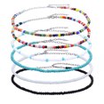 thumbnail image 1 of Woeilo 6 Colliers de Perles de Graines Colorés - Boho, 1 of 5