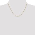 thumbnail image 2 of 18k Yellow Gold 18 Inch 1mm Spiga Chain Necklace Pendant Charm Wheat, 2 of 9