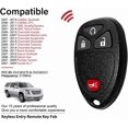 thumbnail image 2 of Car Key Fob Remote Keyless Entry Control 315MHz 4 Button Replacement for 2005-2017 Cadillac Escalade DTS Chevrolet Buick Enclave Saturn Pontiac Suzuki - 2 Pack, 2 of 6
