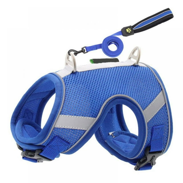 MesaSe Dog Reflective Collars Harnesses Leads Vest Harness Pet Harness for Small Medium Large Dogs Collars Harnesses Leads