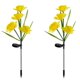 thumbnail image 1 of 2 Pack Solar Daffodil Lights Decorative Path Lights for Backyard Path Walkway Lawn Yellow, 1 of 4