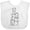 AA-White, variant on Inktastic Kawaii Westie Stack Boys or Girls Baby Bib