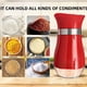 thumbnail image 4 of Mejor juego de botellas de vidrio recargables para especias con tapas y estante de acero inoxidable para cocina, camping y autocaravana, 4 of 6