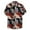 as show, variant on RKSTN Mens Shirts Short Sleeve Cardigan Short Sleeve Hawaiian Beach Flower Shirt Turtleneck Shirt Hawaiian Shirts for Men
