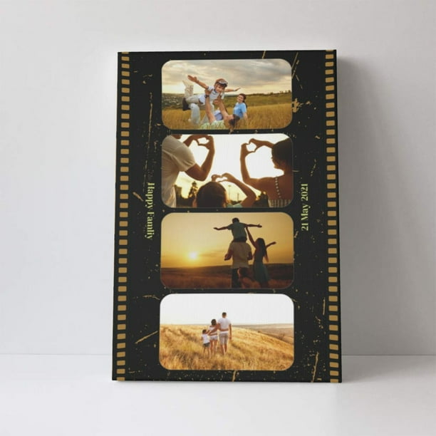 Custom Canvas Prints Black And Brown Vintage Film Roll  display picture 1