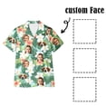 thumbnail image 4 of Womens Summer Tops T Shirts Lightweight Print Resort Button Down Tropical Floral Going Out Shirts, 4 of 6