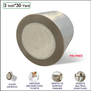 Cat Scratch Deterrent Tape,Anti Scratching Protection Tape,Furniture Protectors from Cats,Clear Double Sided Training Tape, TheBest Choice to Protection Your Furniture from Your Loved Pet. (Pins free)