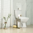 thumbnail image 6 of All in one toilet brush, plunger toilet paper holder Bath Set Gold, 6 of 6