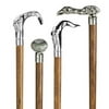 Design Toscano Gentleman's Choice Chrome Plated Walking Stick Collection