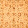 thumbnail image 1 of Ahgly Company Indoor Square Oriental Orange Traditional Area Rugs, 7' Square, 1 of 4