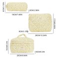 thumbnail image 2 of Bolsa de maquillaje acolchada para mujer bolsa de cosméticos estética bolsa de aseo bonita de gran capacidad, 2 of 9