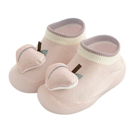 

Toddler Shoes Kids Baby Boys Girls Shoes First Walkers Cute Cartoon Antislip Shoes Socks Shoes Prewalker Sneaker