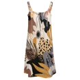 thumbnail image 5 of Ladies' Summer Dress Beach Sleeveless Leopard Print T-shirt Vest Sun Skirt, 5 of 8