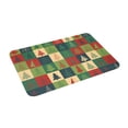 thumbnail image 2 of XMXT Non-Slip Polyester Bathroom Rugs Kitchen Door Mat, Christmas Tree Creative Plaid Machine Washable Bath Mats Rug for Kitchen Shower Bathtub Decor, 15.7 x 23.6 inches, 2 of 9
