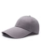 thumbnail image 4 of Nvzi Gorra de béisbol ajustable de color sólido para hombre y con visera extra larga y correa diagonal de 11 cm (blanca), 4 of 4