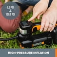 thumbnail image 4 of Bomba de aire infladora portátil Worx WX092L.9 20V Power Share, 4 of 7