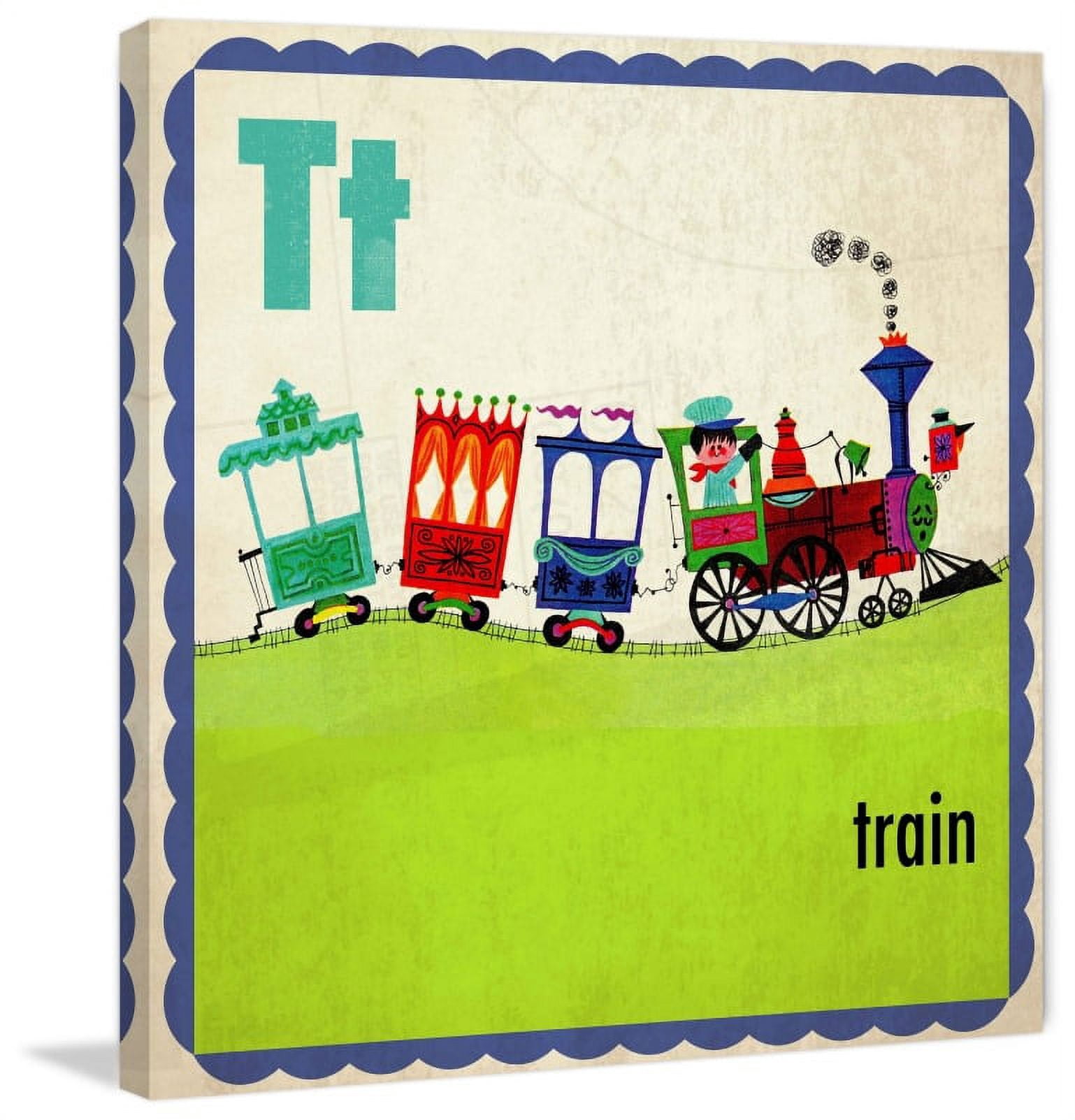 Marmont Hill "Train" by Curtis Painting Print on Canvas