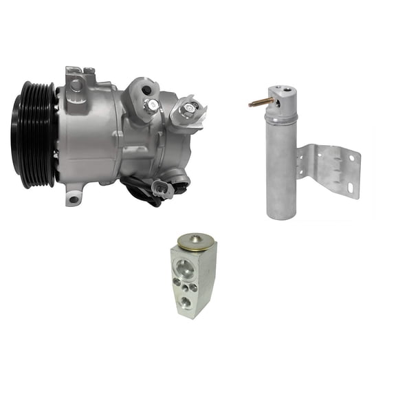 RYC New AC Compressor and A/C Clutch Kit KT EI37N