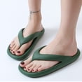 thumbnail image 6 of Green Green Eva Thong Sandals For Unisex Casual Summer Shower Outdoor Travel Beach Slippers Size 7.5-8.5 Us Foot Length 10.24 Inches, 6 of 7