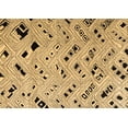 thumbnail image 1 of Ahgly Company Indoor Rectangle Oriental Brown Modern Area Rugs, 7' x 10', 1 of 4