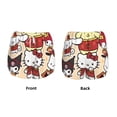 thumbnail image 5 of Lsque Sanrio Printed Women's Running Shorts with Liner Pockets,Elastic Quick Dry Workout Athletic Gym Yoga Shorts,Womens High Waist Shorts-Small, 5 of 9