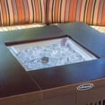 thumbnail image 3 of AZ Patio Heaters GS-F-PC Fire Pit Square Table w/ Fire Glass Beads, Bronze, 3 of 7