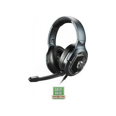 UPC: 0824142189917 | MSI IMMERSE GH50 Gaming Headset with MSI Dragon Logo  RGB Mystic Light