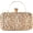Gold, variant on Rhinestone Flower Evening Bag for Women Sparkly Sequin Purse Crystal Clutch Bag Bridal Wedding Handbag Shoulder Bag